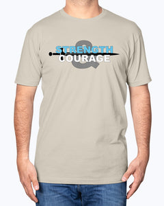 Strength & Courage logo shirt