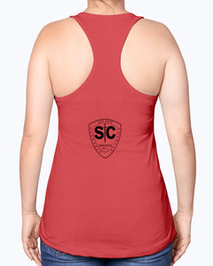 Strength & Courage logo tank