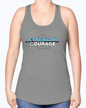 Load image into Gallery viewer, Strength &amp; Courage logo tank
