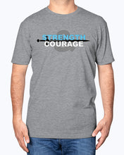 Load image into Gallery viewer, Strength &amp; Courage logo shirt
