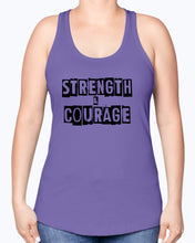 Load image into Gallery viewer, Strength &amp; Courage block tank
