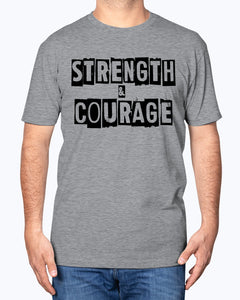 Strength & Courage block shirt