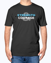 Load image into Gallery viewer, Strength &amp; Courage logo shirt
