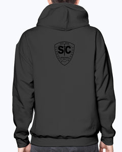 Strength & Courage logo hoodie