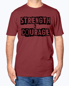 Strength & Courage block shirt