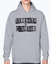 Load image into Gallery viewer, Strength &amp; Courage block hoodie
