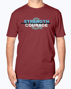 Strength & Courage logo shirt