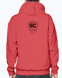 Strength & Courage logo hoodie