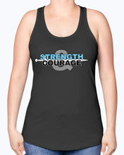 Load image into Gallery viewer, Strength &amp; Courage logo tank
