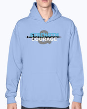 Load image into Gallery viewer, Strength &amp; Courage logo hoodie
