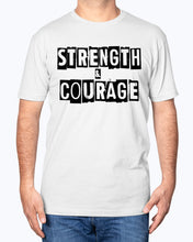 Load image into Gallery viewer, Strength &amp; Courage block shirt
