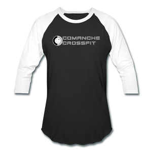 Comanche CrossFit grey logo 3/4 sleeve - black/white