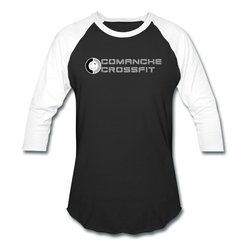 Comanche CrossFit grey logo 3/4 sleeve - black/white