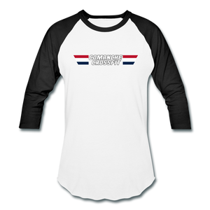 Comanche CrossFit flag 3/4 sleeve - white/black