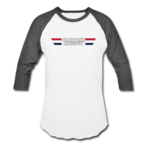 Comanche CrossFit flag 3/4 sleeve - white/charcoal